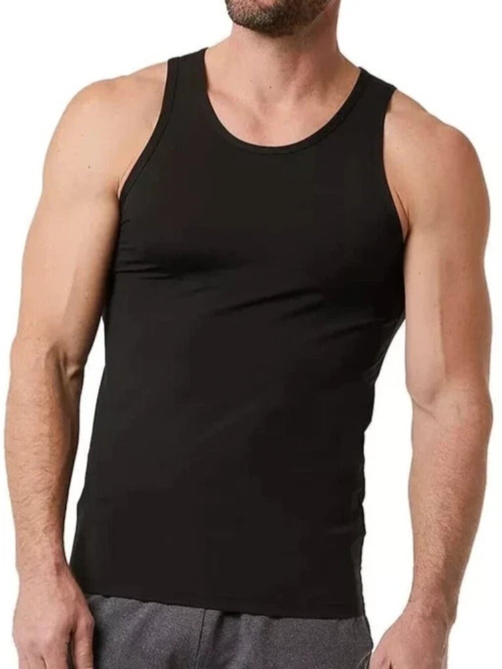 32 Degrees Cool Men's Comfort Mesh Tank 3 Pack SIZE M COLOR BLACK “OPEN BOX”